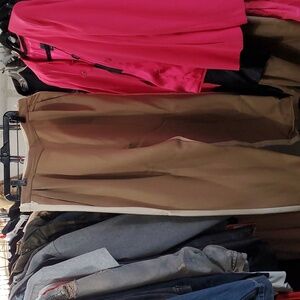 NWT sz 44 fits large Delpozo two tone wide leg pants